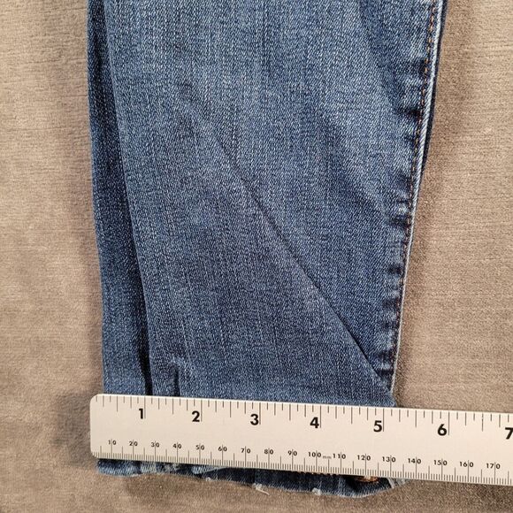 Express Vintage Skinny Jeans Blue Distressed Mens Size 30 x 30 - Picture 4 of 11